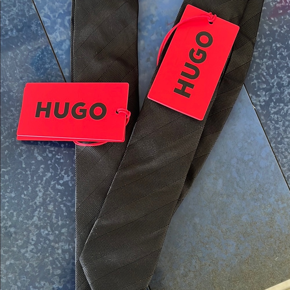HUGO Classic Black 6cm tie
